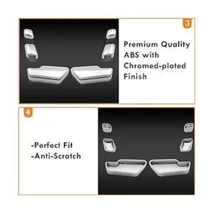 Moonlinks Mercedes Benz Calcomanías cromadas para botón_6