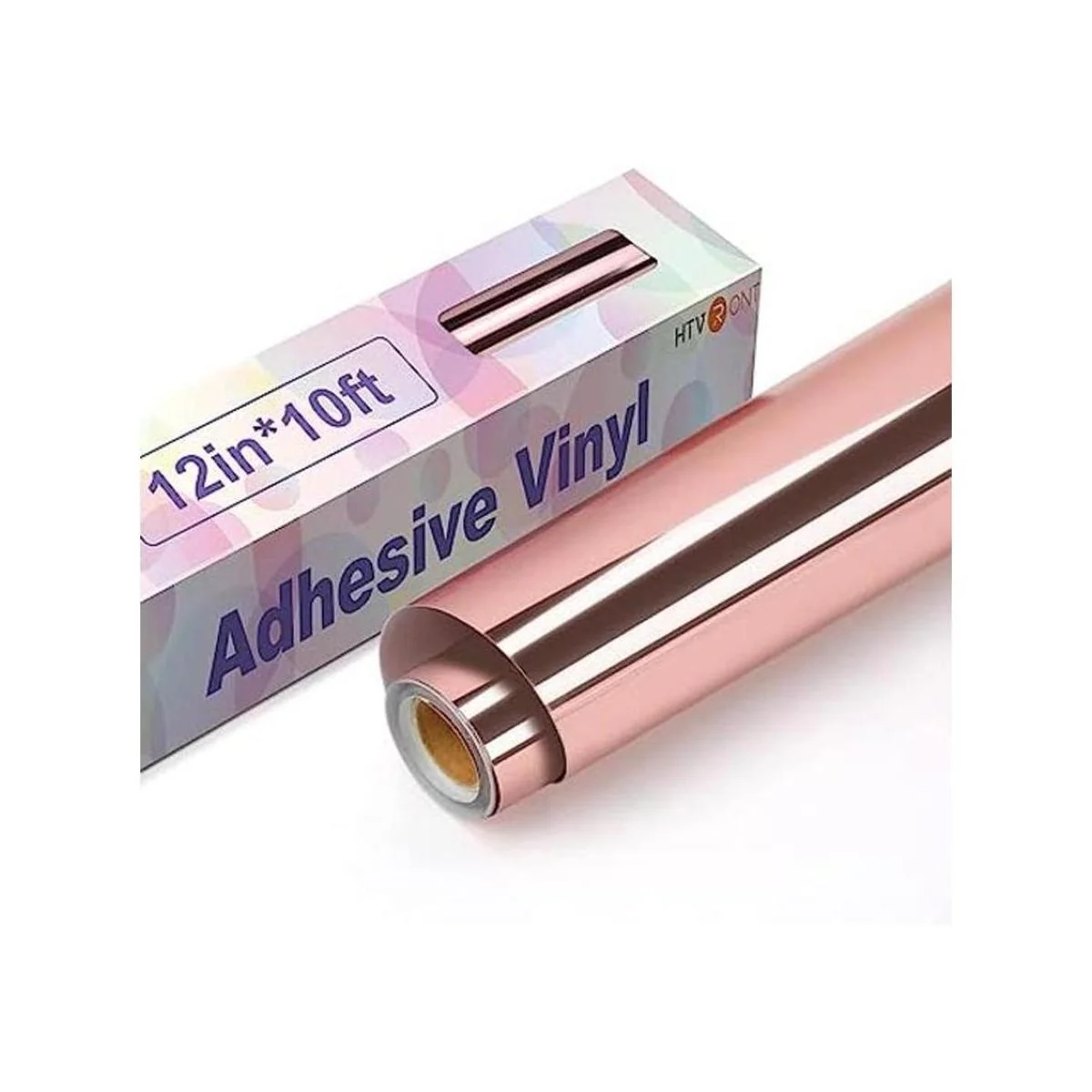 HTVRONT Vinilo cromado de oro rosa vinilo metálico de_1