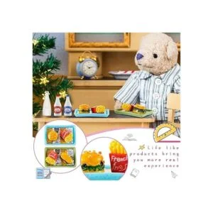 Juego de 17 piezas de mini material escolar para muñecas_5