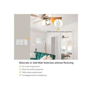 Suraielec Interruptor de luz remoto inalámbrico sin_2