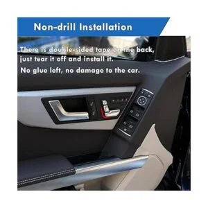 Moonlinks Mercedes Benz Calcomanías cromadas para botón_3