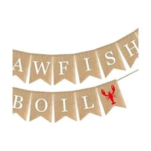SWYOUN Arpillera Crawfish Boil Banner Verano Fiesta_3