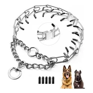 Collar de punta para perro collar de pinza para perro con_1