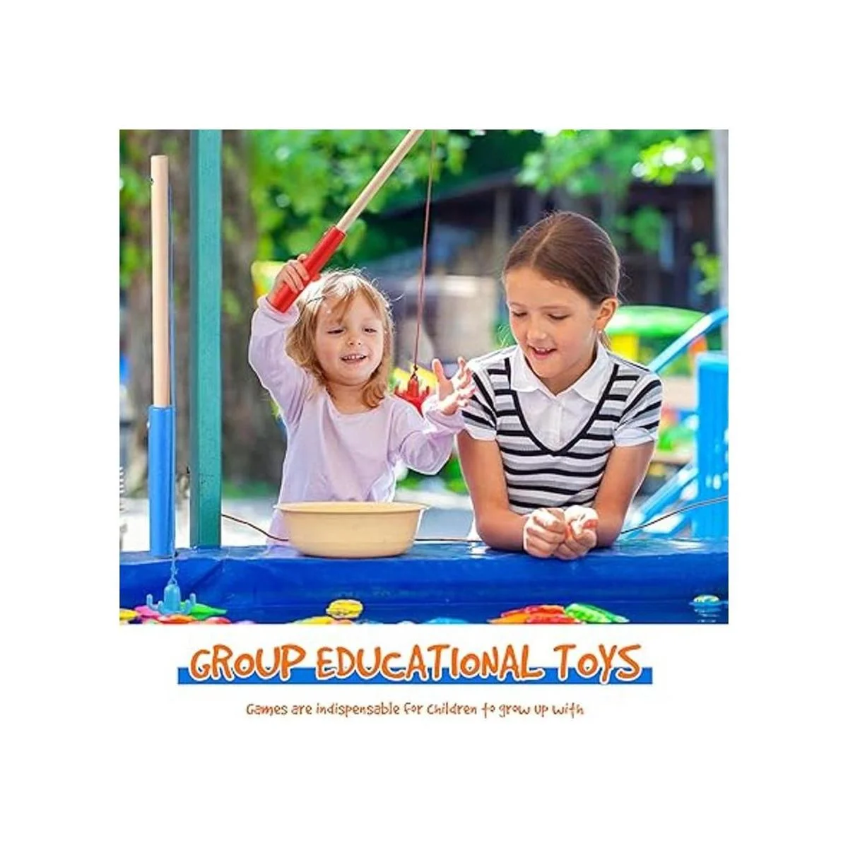 Sumind 6 piezas de bastones de pesca magnéticos para_7