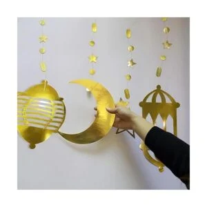 16 faroles islámicos de luna creciente guirnalda de_5