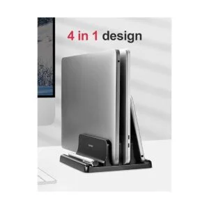 VAYDEER Soporte vertical de plástico de doble ranura_2