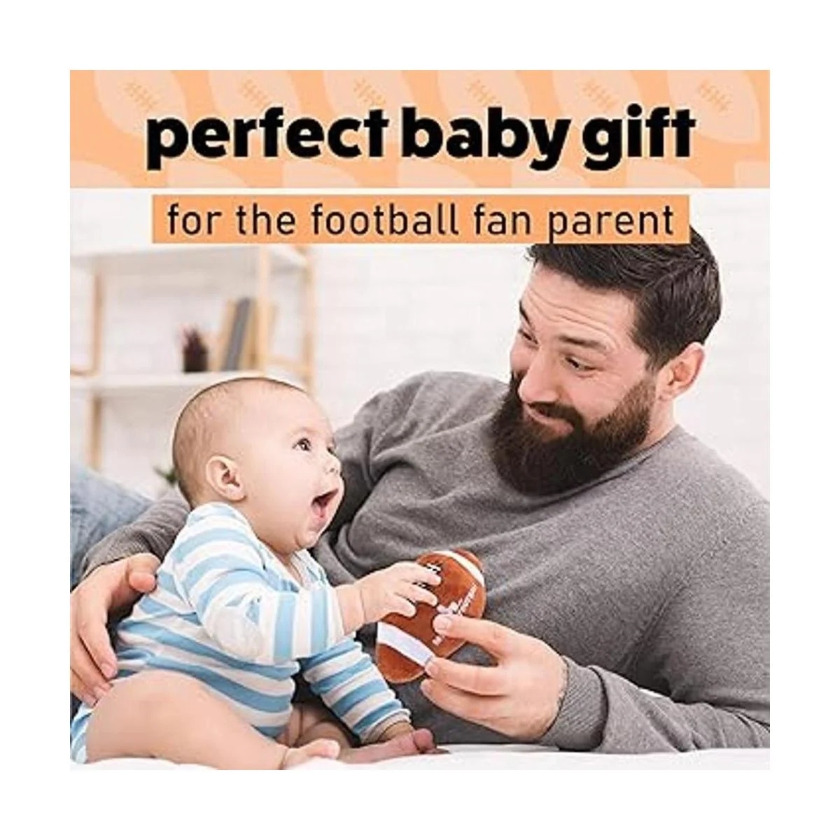 Sonajero de fútbol de felpa para bebé contenido de_4