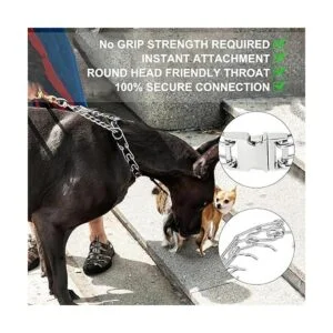 Collar de punta para perro collar de pinza para perro con_3