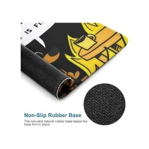 This is Fine Dog Fire Alfombrilla de mouse antideslizante_4