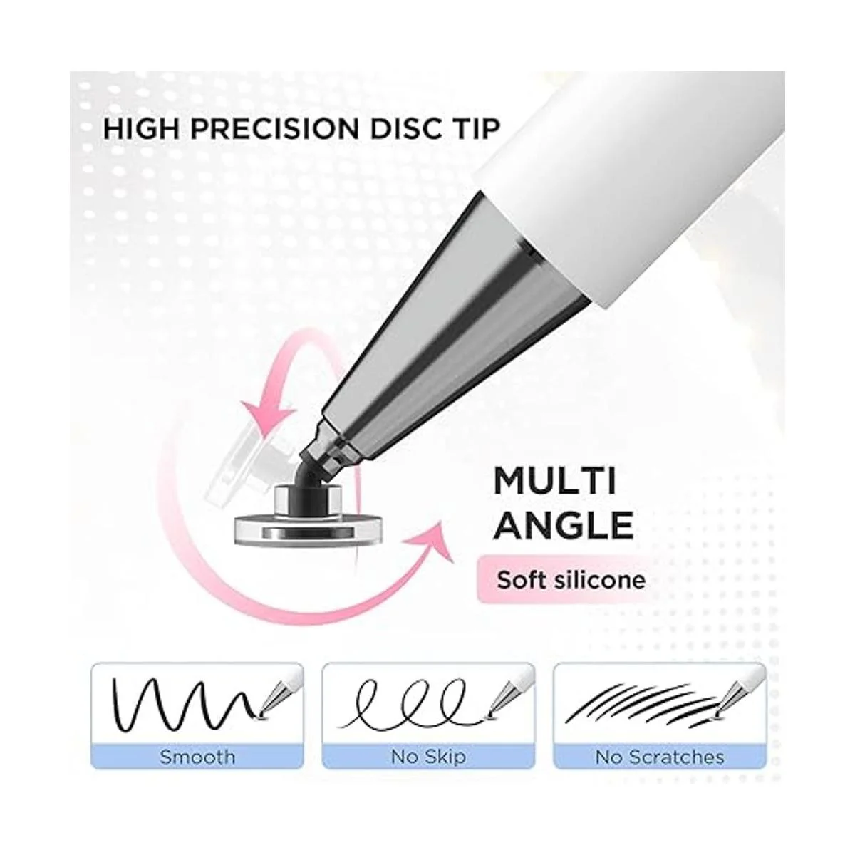 Bolígrafo para tableta lápiz capacitivo con punta de_5