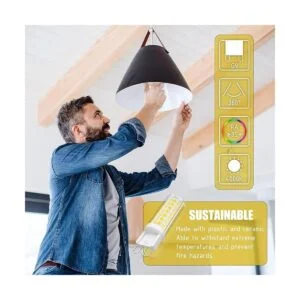 Bombilla LED G9 de 6 W equivalente a halógeno de 60 W_4