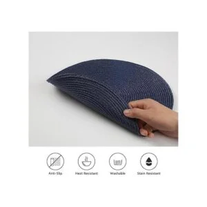 WANYD Manteles individuales redondos para mesa de comedor_4