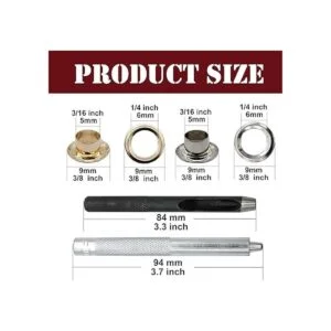 Raydodo Juego de 200 ojales reforzados kit de ojales de_2