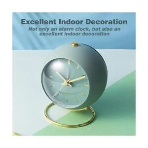 AYRELY Reloj despertador de escritorio a pilas con luz_4