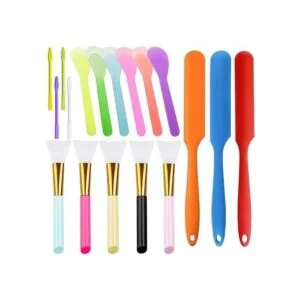 IHUIXINHE Juego de 18 varillas de silicona para agitar_1