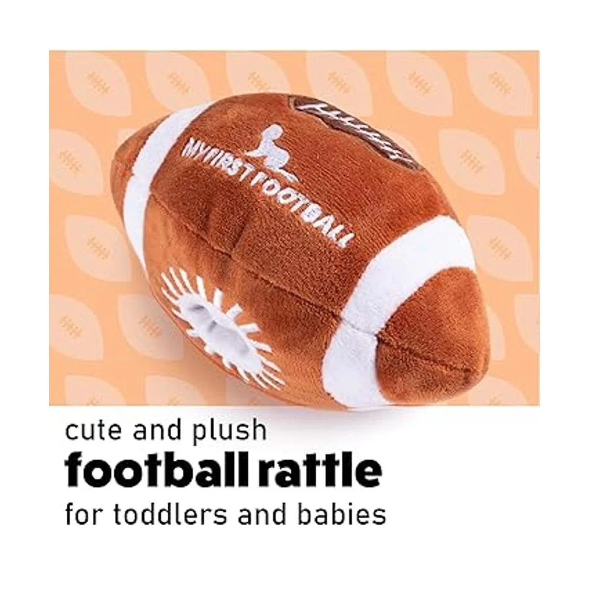 Sonajero de fútbol de felpa para bebé contenido de_2