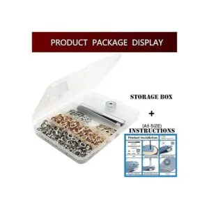 Raydodo Juego de 200 ojales reforzados kit de ojales de_7