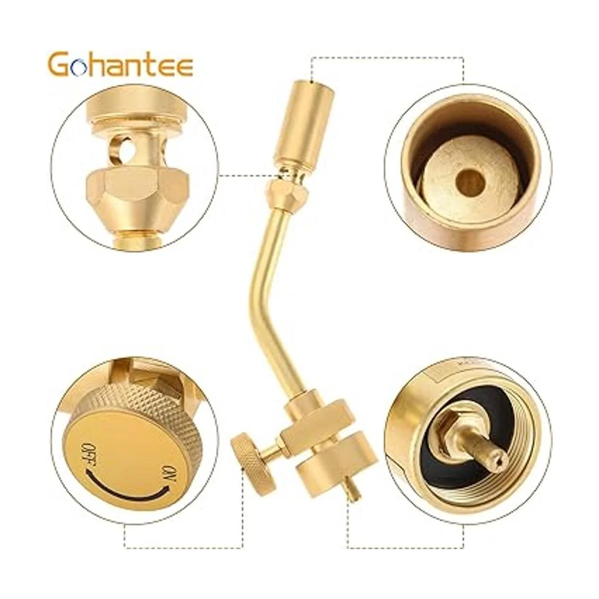 MAPP MAP Pro Propane CGA600 Cabezal de antorcha de_3