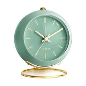 AYRELY Reloj despertador de escritorio a pilas con luz_1