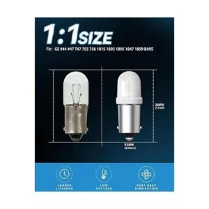 Bombilla 47 44 755 756 1893 1895 1847 Bombilla T47 BA9S_3