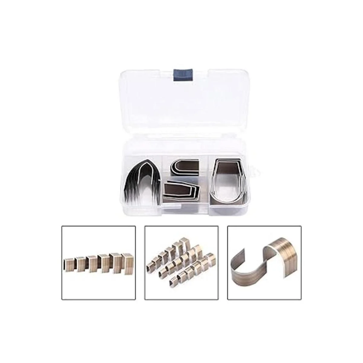 Juego de 18 herramientas de punzón de cuero universal para_3