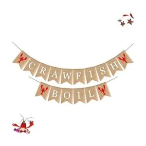 SWYOUN Arpillera Crawfish Boil Banner Verano Fiesta_5