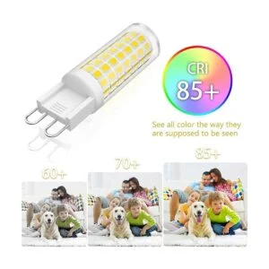 Bombilla LED G9 de 6 W equivalente a halógeno de 60 W_5