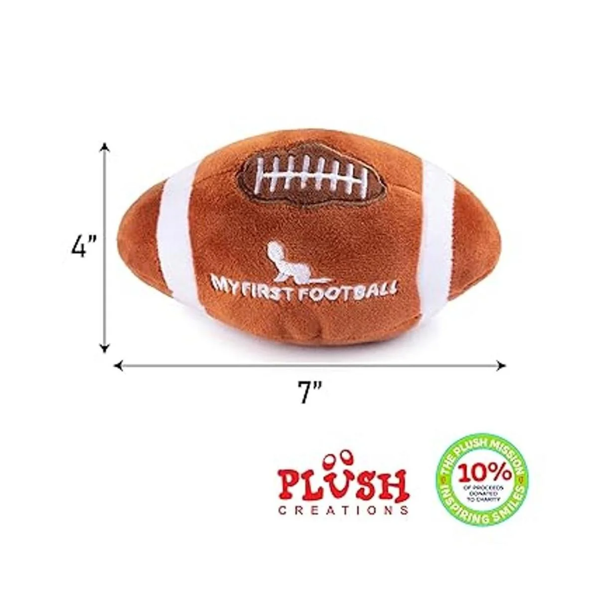 Sonajero de fútbol de felpa para bebé contenido de_6