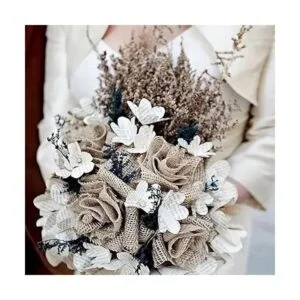 12 flores de arpillera grandes para manualidades 3.15_2