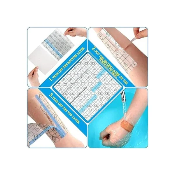 60 piezas de parche impermeable para ducha vendaje_3