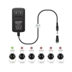 Fuente de alimentación LED de 12 V 2 A adaptador de CA de_3