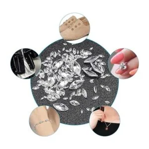 PH Pandahall 100 piezas de 6 tamaños con forma de ojo de_5