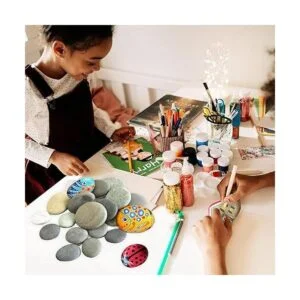 DALTACK 15 rocas grandes para pintar rocas de río para_5