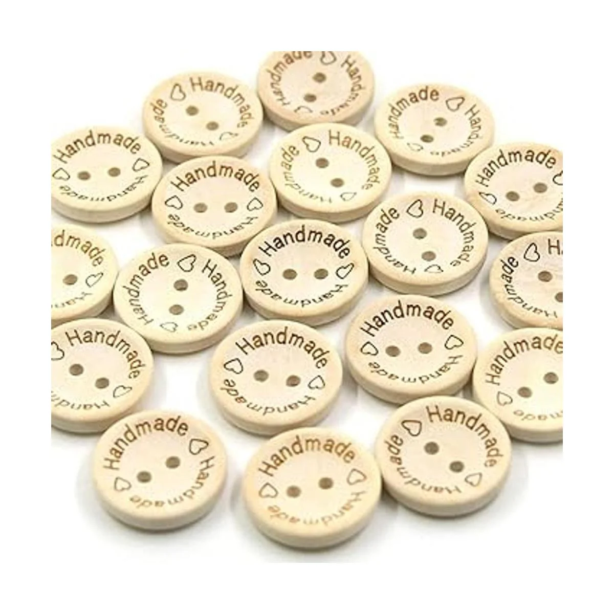 200 botones de madera de 1 pulgada botones de madera de_2