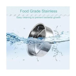 Cuenco de acero inoxidable extraíble para perros cuencos_3