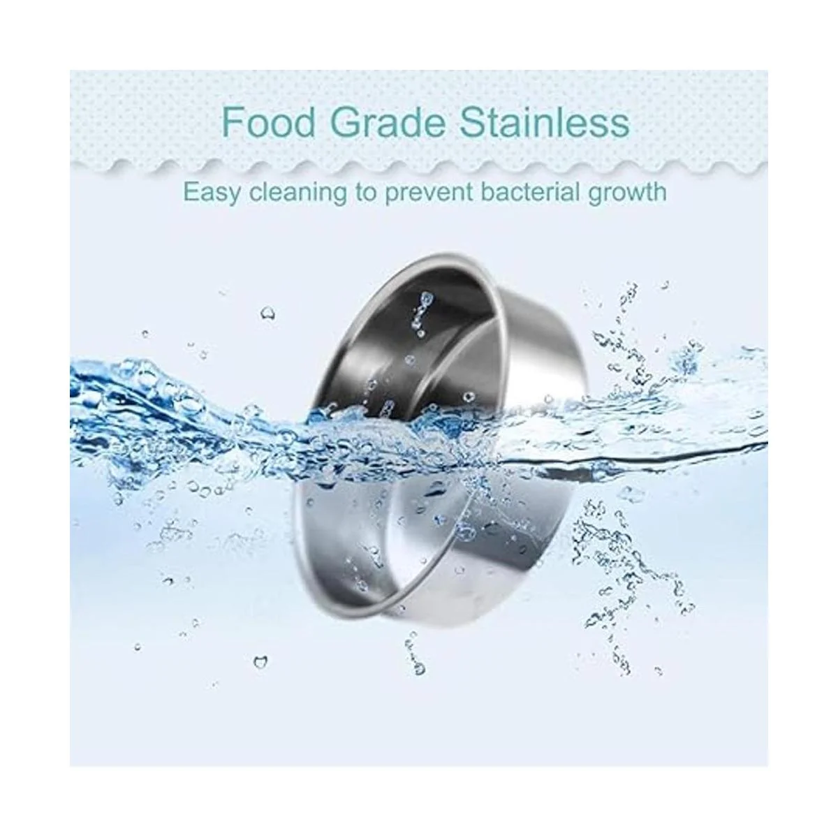 Cuenco de acero inoxidable extraíble para perros cuencos_3