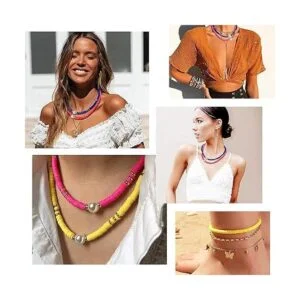 Aunifun 4560 piezas de perlas de arcilla Kit de cuentas_6