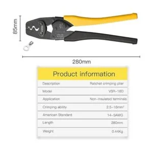 Fryic Herramienta de prensado para terminal de carraca_2