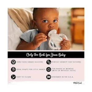 Milk Snob Mordedor para bebé Calm n Cuddle Silicona de_3