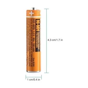 NIMH Batería recargable AAA de 12 V 700 mAh 4 unidades_2