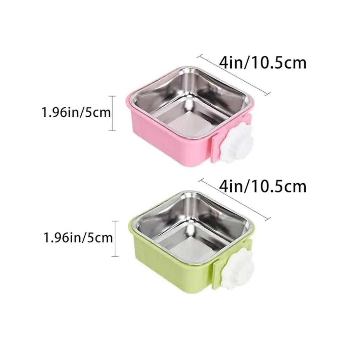 Cuenco de acero inoxidable extraíble para perros cuencos_2