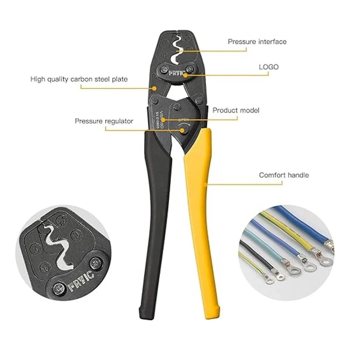 Fryic Herramienta de prensado para terminal de carraca_3