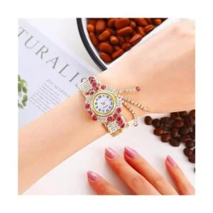 CdyBox Paquete de 3 relojes de cuarzo para mujer pulsera_2