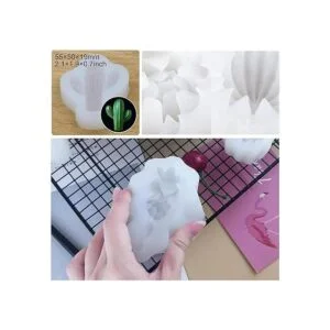 Woohome Molde suculento de silicona 9 unidades diseño_5