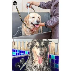 Correa de baño para perros con ventosa pesada correa de_7