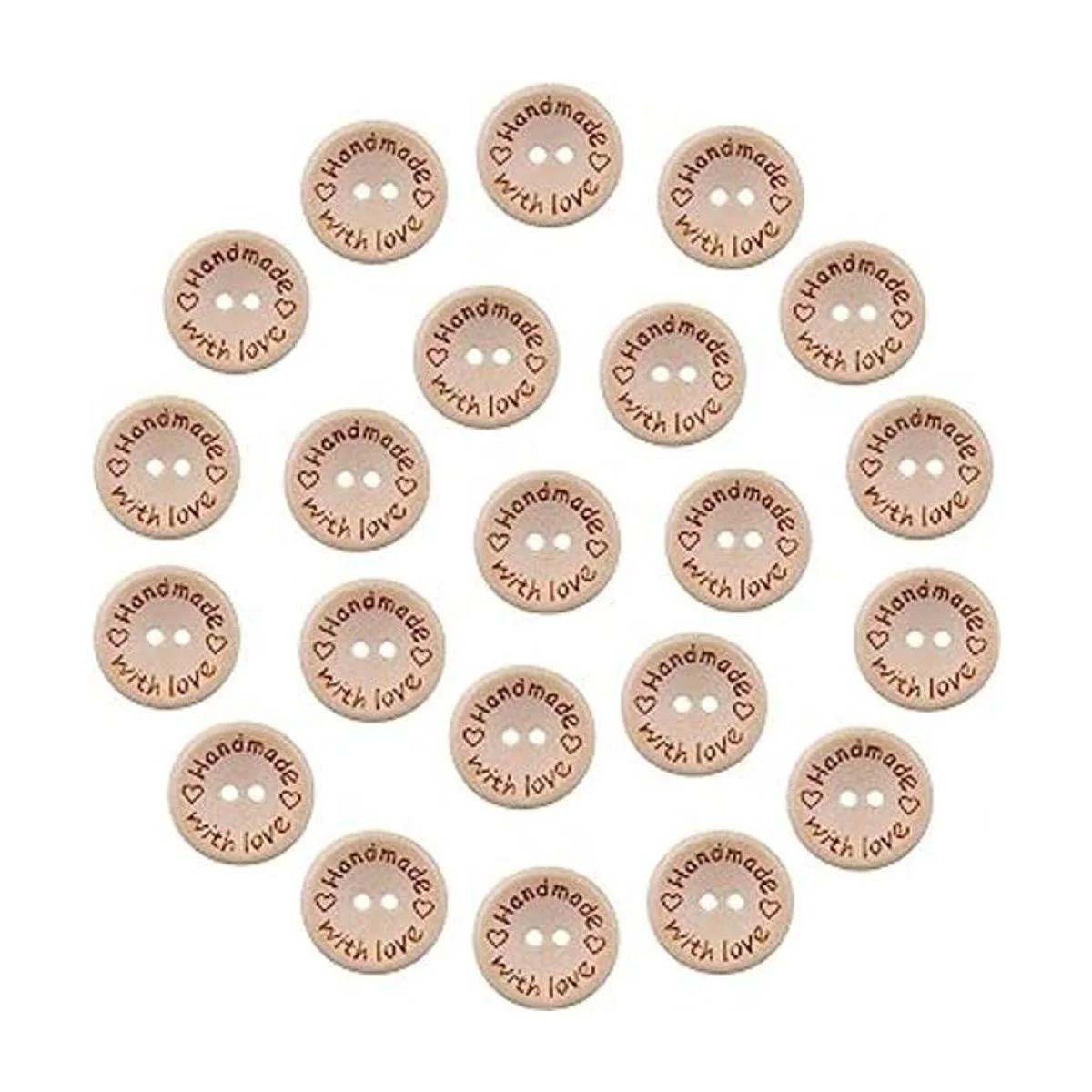 200 botones de madera de 1 pulgada botones de madera de_1