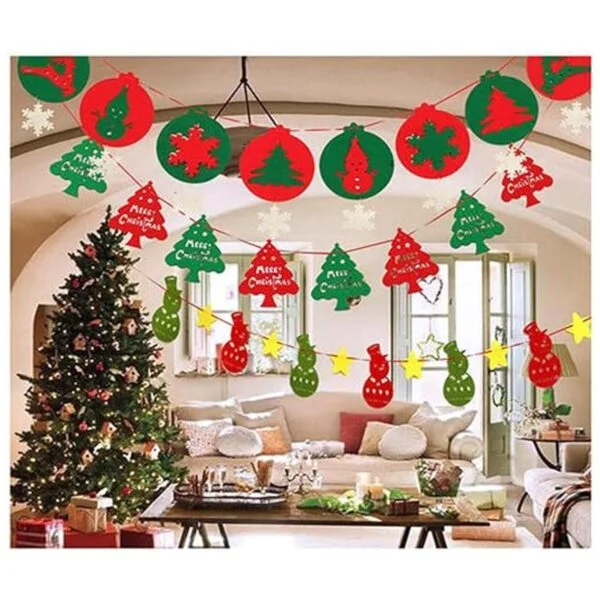 Weabetfu 16 hojas de fieltro de Navidad 5 colores para_6