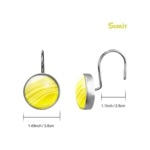 Sunlit Ganchos decorativos redondos de cristal para_2