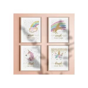 Decoración de baño de unicornio divertido unicornio_3