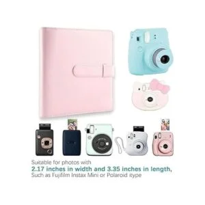 Mini álbum de fotos de 256 bolsillos compatible con_2